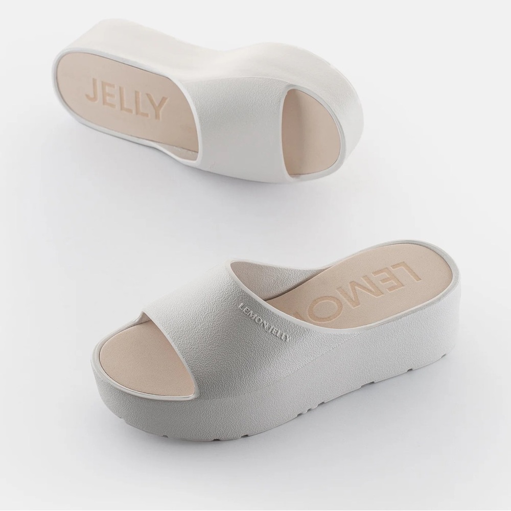 SUNNY PEARL METAL LEMON JELLY Sz 41